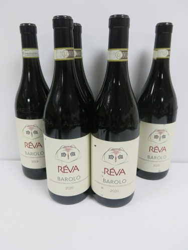 6 x Bottles of Reva Barolo Red Wine to Include: 5 x 2020 & 1 x 2019, 750ml.