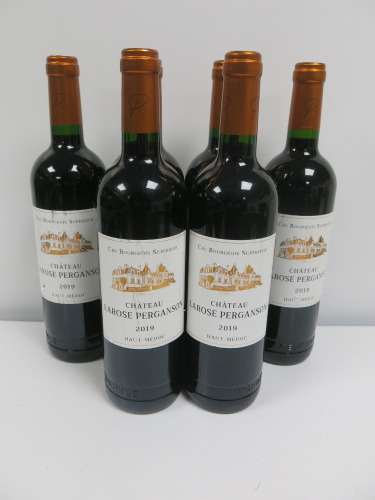 6 x Bottles of Chateau Larose Perganson Cru Bourgeois Superieur Red Wine, 2019. 750ml.