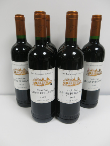 6 x Bottles of Chateau Larose Perganson Cru Bourgeois Superieur Red Wine, 2019. 750ml.