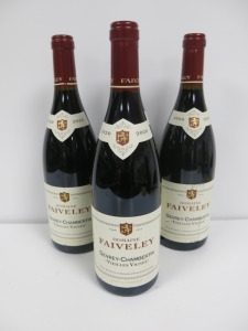 4 x Bottles of Domaine Faiveley Gevrey Chambertin Vieilles Vignes Red Wine, 2020, 750ml.