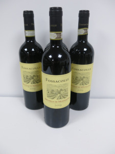 4 x Bottles of Fossacolle Brunello Di Montalcino Red Wine, 2019, 750ml.