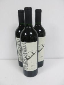 3 x Bottles of Maurizio Zanella Sebino Rosso Red Wine, 2018, 750ml.