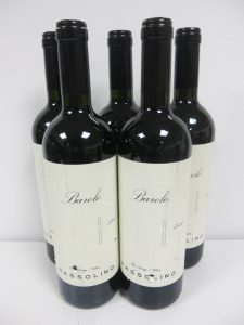 5 x Bottles of Massolino Barolo Red Wine, 2020, 750ml.