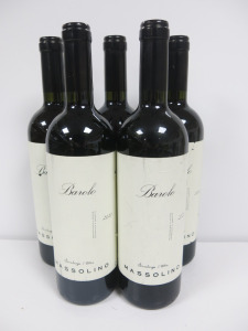 5 x Bottles of Massolino Barolo Red Wine, 2020, 750ml.