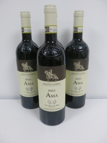 4 x Bottles of Castello Di Ama Chianti Classico Red Wine, 2021, 750ml.