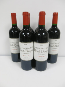 6 x Bottles of La Chapelle De Haut Bages Liberal Pauillac Red Wine, 2019, 750ml.