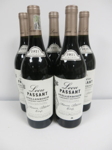 5 x Bottles of Leeu Passant Stellenbosch Cabernet Sauvignon Red Wine, 2021, 750ml.