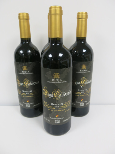 4 x Bottles of Vega Caedonia Reserva Rioja Red Wine, 2016, 750ml.