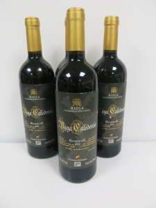 4 x Bottles of Vega Caedonia Reserva Rioja Red Wine, 2016, 750ml.