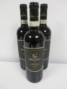3 x Bottles of La Braccesca Nobile Di Montepulciano Toscana Red Wine, 2021, 750ml.