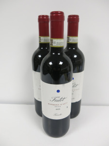 3 x Bottles of Prunotto Fiulot Barbera d'Asti Red Wine, 2023, 750ml.