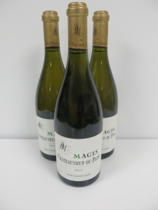 3 x Bottles of Rotem & Mounir Saouma Magis Chateauneuf du Pape White Wine, 2021, 750ml.
