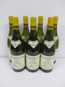 7 x Bottles of Albert Pic Saint Pierre Chablis White Wine, 2023, 750ml.