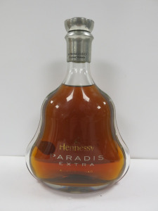 Bottle of Hennessy Paradis Extra Rare Cognac, 70cl. NOTE: bottle appears new but plastic seal removed.