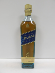 Bottle of Johnnie Walker Blue Label Blended Scotch Whisky, 70cl.