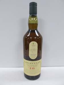 Bottle of Lagavulin Islay Single Malt Scotch Whisky, Aged 16 Years, 70cl.