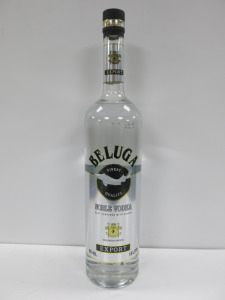 Magnum Bottle of Beluga Finest Quality Noble Vodka, 1500ml.