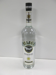 Magnum Bottle of Beluga Finest Quality Noble Vodka, 1500ml.