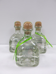 3 x Bottles of Patron Silver Tequila, 700ml.