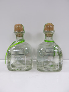 2 x Bottles of Patron Silver Tequila, 700ml.