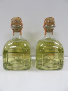 2 x Bottles of Patron Reposado Tequila, 700ml.