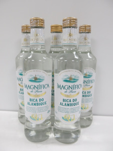 5 x Bottles of Magnifica Bica do Alambque Cachaca, 500ml.