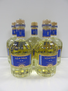 5 x Bottes of Seatrus Acqua di Mare Gin, 700ml.