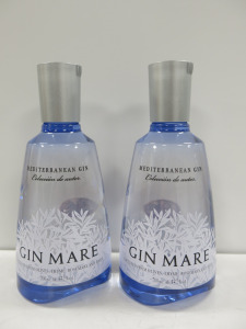 2 x Bottles of Gin Mare, 700ml.