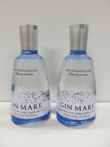 2 x Bottles of Gin Mare, 700ml.