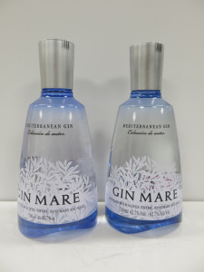 2 x Bottles of Gin Mare, 700ml.