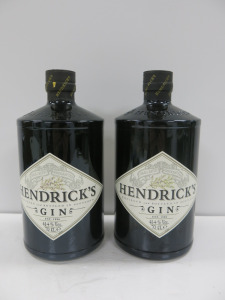 2 x Bottles of Hendricks Gin, 700ml.