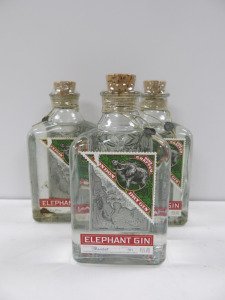 3 x Bottles of Elephant Handcrafted London Dry Gin, 500ml.