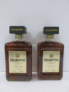 2 x Bottles of Disaronno Liqueur, 700ml.