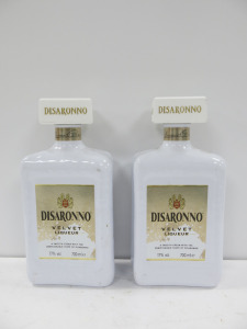 2 x Bottles of Disaronno Velvet Liqueur, 700ml.