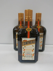 3 x Bottles of Cointreau Liqueur, 700ml.