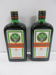 2 x Bottles of Jagermeister Liqueur, 700ml.