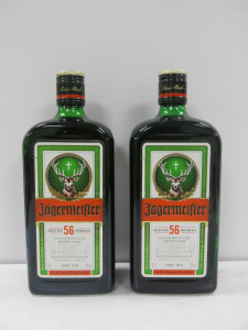 2 x Bottles of Jagermeister Liqueur, 700ml.