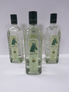 4 x Bottles of Arette Blanco Tequila, 700ml.