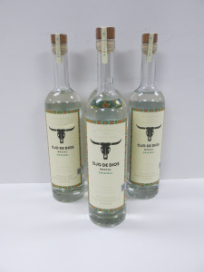 4 x Bottles of Ojo De Dios Mezcal Original, 700ml.