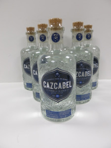 6 x Bottles of Cazacabel Silver Edition Blanco Tequila, 700ml.