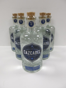 6 x Bottles of Cazacabel Silver Edition Blanco Tequila, 700ml.