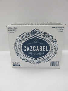 6 x Bottles of Cazacabel Silver Edition Blanco Tequila, 700ml.