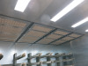 Hi-Tec Dryback Self Contained Galvanised Spray Booth with Extraction, Size H3.2m x 7.1m x 4.1m with Double Doors and LED Lighting. Installed in January 2024. NOTE: to be dismantled and removed by the buyer, extraction hole is to be made good by the buyer. - 6