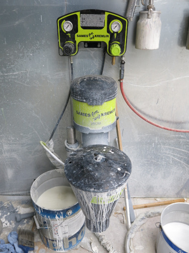 Sames Kremlin 35C50 Paint Spraying System with 3 Spray Guns.