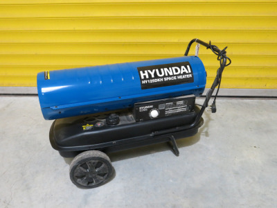 Hyundai HY125DKH Fuel Oil (Diesel or Kerosene) 125,000 BTU Space Heater.
