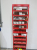 2 x Demountable Accessory Storage Racks with Contents of at Least 40 Assorted Boxes of Screws & Fixings (As Viewed).
