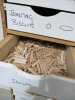 66 x Drawer Custom Made Accessory Parts Drawer Unit with Contents. Size 8' x 3'6". NOTE: missing 6 x draws (As Viewed). - 11