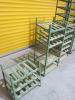 10 x Sections of Green Demountable Parts/Tools Accessory Racks & 4 x Drawer Mobile Unit (Locked Contents Unknown). - 2