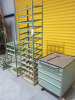 10 x Sections of Green Demountable Parts/Tools Accessory Racks & 4 x Drawer Mobile Unit (Locked Contents Unknown). - 3