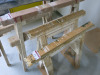 6 x Timber Horse Stands. - 2